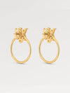 LV Eclipse Earrings Gold - LOUIS VUITTON - BALAAN 3