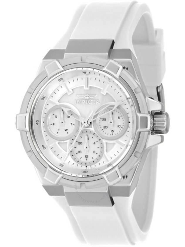 Invicta Aviator Quartz White Dial Ladies Watch 37297 - INVICTA - BALAAN 1