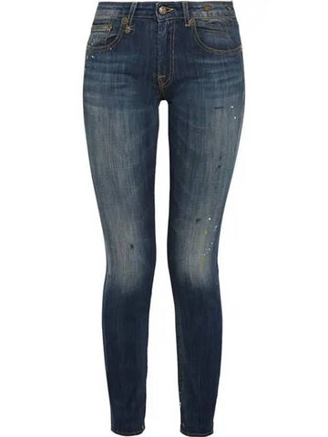 Kate print midrise skinny jeans 576659 - R13 - BALAAN 1