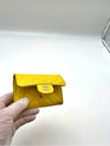 Classic Gold Hardware Grained Calfskin Card Wallet Yellow - CHANEL - BALAAN 7