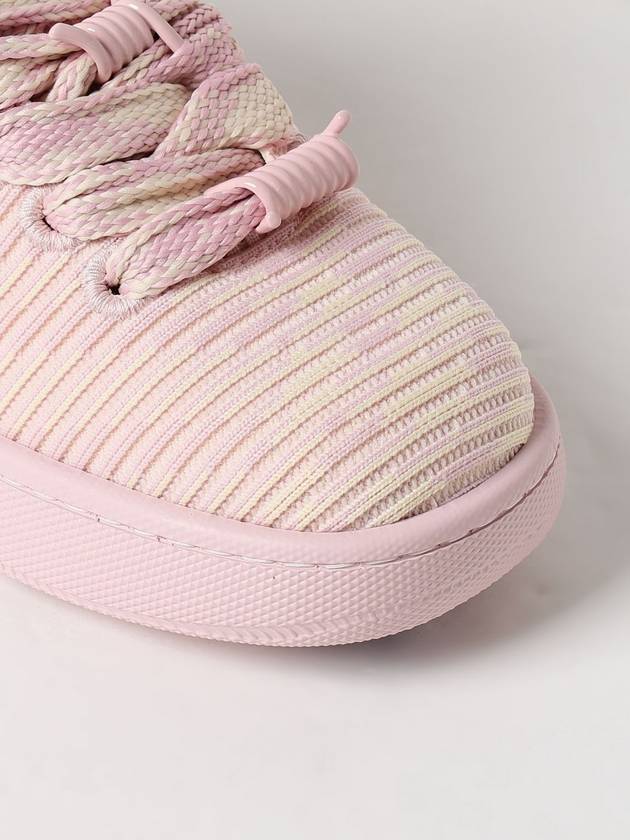 Check Knit Box Low-Top Sneakers Pink - BURBERRY - BALAAN 5