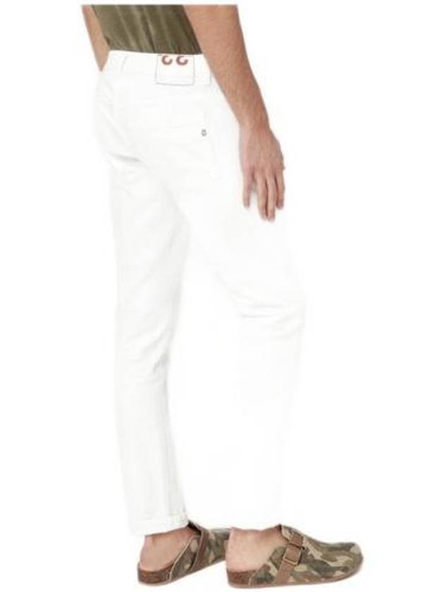 Men's Denim Jeans White - DONDUP - BALAAN 4