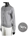 Baby Fox Patch Regular Cardigan Grey Melange - MAISON KITSUNE - BALAAN 2