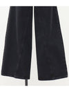 diagonal wide black and blue pants - GANNI - BALAAN 4