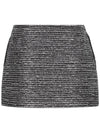 striped tweed mini skirt - GUCCI - BALAAN 2