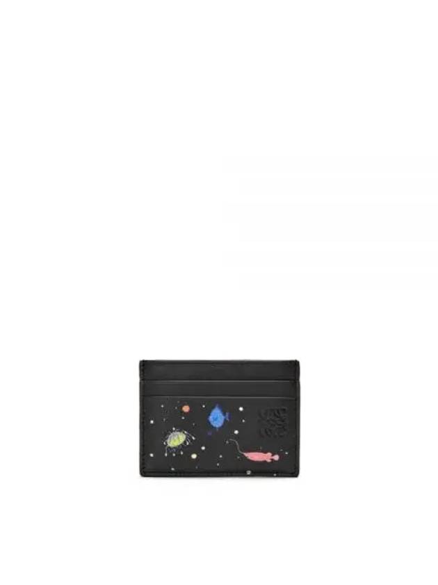 Tarjetero Liso Deep Sea Card Wallet Black - LOEWE - BALAAN 2