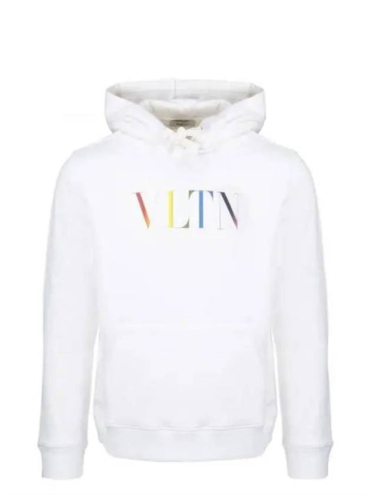 rainbow logo hood white - VALENTINO - BALAAN.