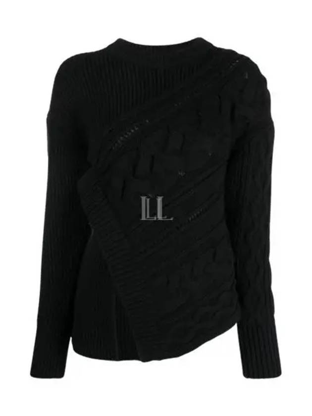 Piece Patch Knit Top Black - ALEXANDER MCQUEEN - BALAAN 2