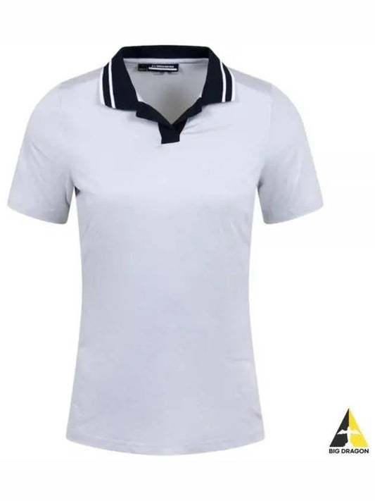 Women's Sammy Polo Shirt Cloud White - J.LINDEBERG - BALAAN 2