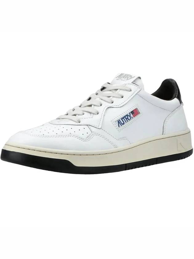 Medalist Leather Low Top Sneakers White - AUTRY - BALAAN 5