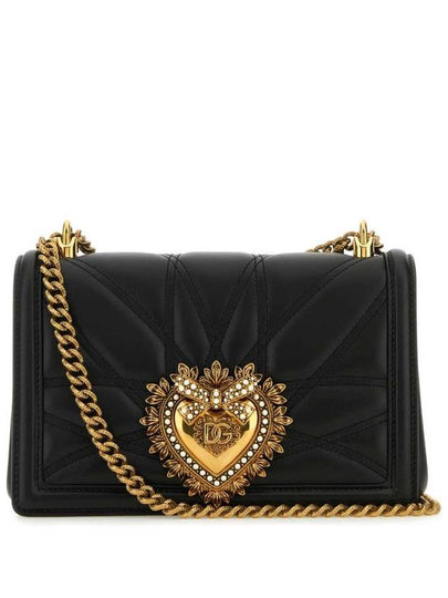 Devotion Heart Logo Shoulder Bag Black - DOLCE&GABBANA - BALAAN 2