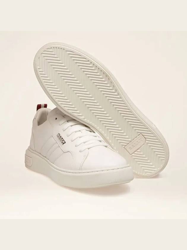 Men's New Maxim Low Top Sneakers MSK075 NA003 U001 White - BALLY - BALAAN 4