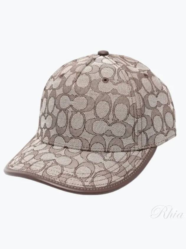 Signature Jacquard Ball Cap Grey - COACH - BALAAN 2