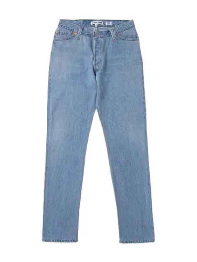 Mid rise skinny denim pants indigo jeans - RE/DONE - BALAAN 1