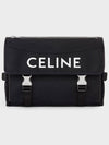 Large Nylon with Celine Print Messenger BagBlack - CELINE - BALAAN 3