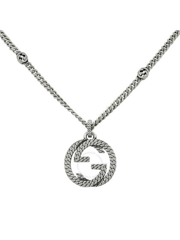 Sterling Interlocking G Necklace Silver YBB678651001 - GUCCI - BALAAN 4