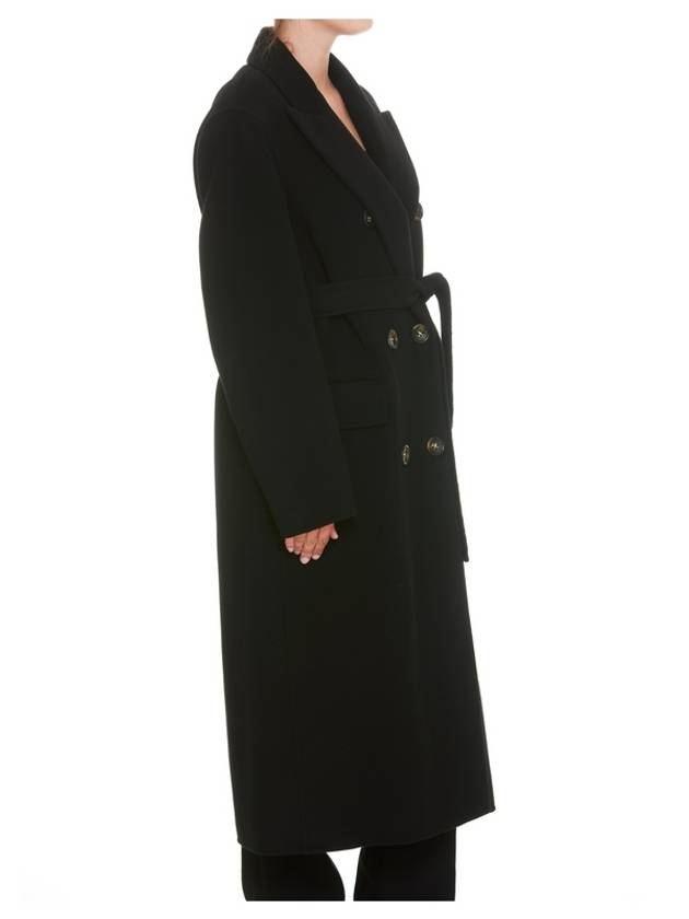 Tresa Belted Virgin Wool Coat Black 20160129 013 - MAX MARA SPORTMAX - BALAAN 5