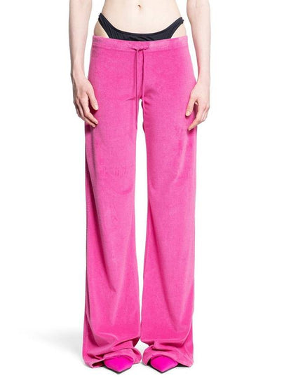 drawstring track pants dark pink - BALENCIAGA - BALAAN 2