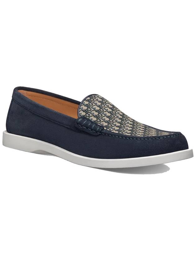 Granville Suede Loafers Blue Beige - DIOR - BALAAN 2