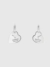 Trademark Hoop Earrings with Pendant 925 Sterling Silver 796302J84008106 - GUCCI - BALAAN 2