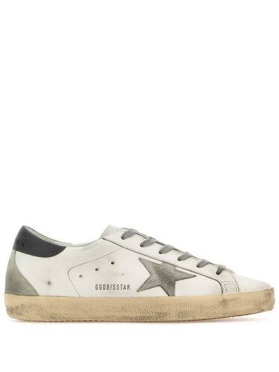 Superstar Leather Low Top Sneakers Grey White - GOLDEN GOOSE - BALAAN 2