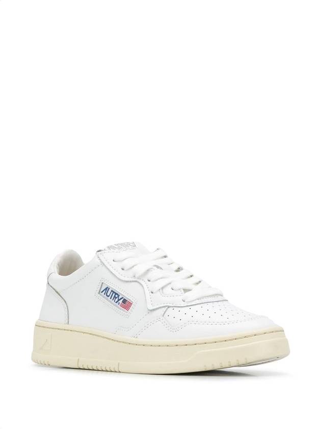 Medalist Leather Low Top Sneakers White - AUTRY - BALAAN 5