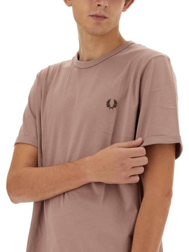 Short Sleeve T-Shirt FP M3519 S52 PINK - FRED PERRY - BALAAN 5