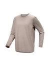 Men's Cormac Crew LS Long Sleeve T-Shirt Beige - ARC'TERYX - BALAAN 2