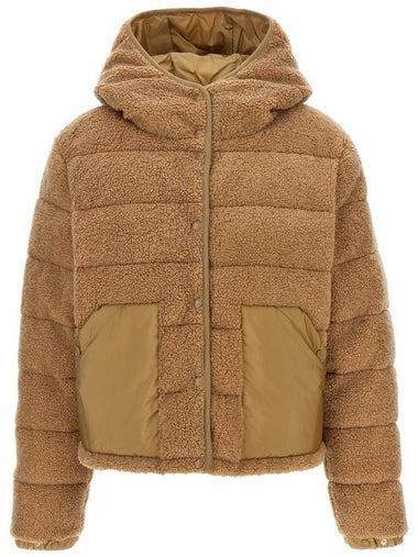 Audrieu Teddy short padded beige - MONCLER - BALAAN 1