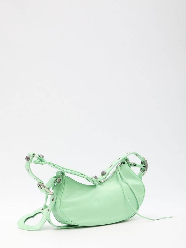 Le Cagole XS Lambskin Shoulder Bag Light Green - BALENCIAGA - BALAAN 3