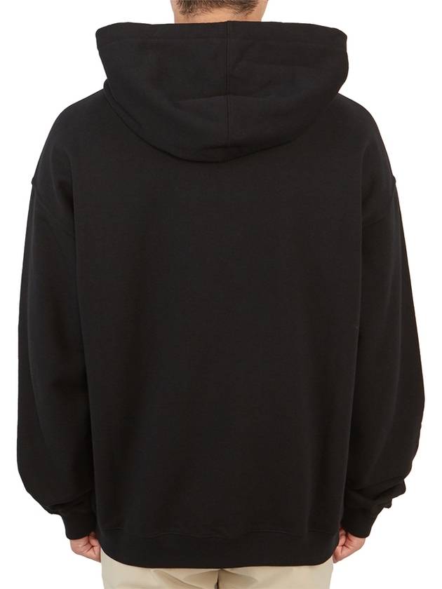 Men's Multicolor Logo Hoodie Black - GUCCI - BALAAN 5