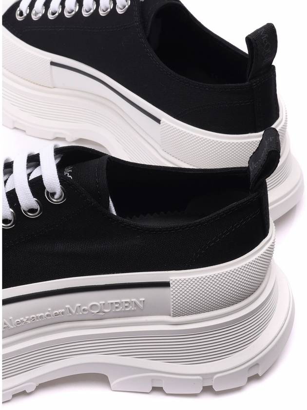 Tread Slick Low Top Sneakers Black - ALEXANDER MCQUEEN - BALAAN 7