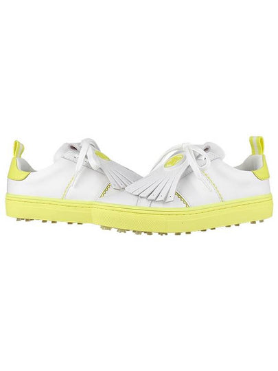 Contrast Accent Kiltie Durf Golf Spikeless Yellow White - G/FORE - BALAAN 2