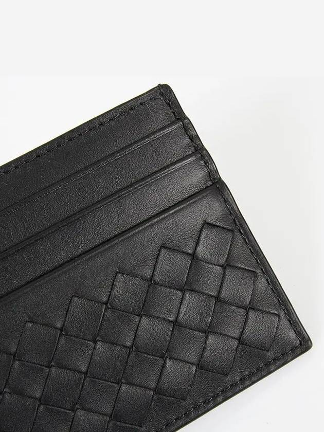 Intrecciato Classic Card Wallet Black - BOTTEGA VENETA - BALAAN 4