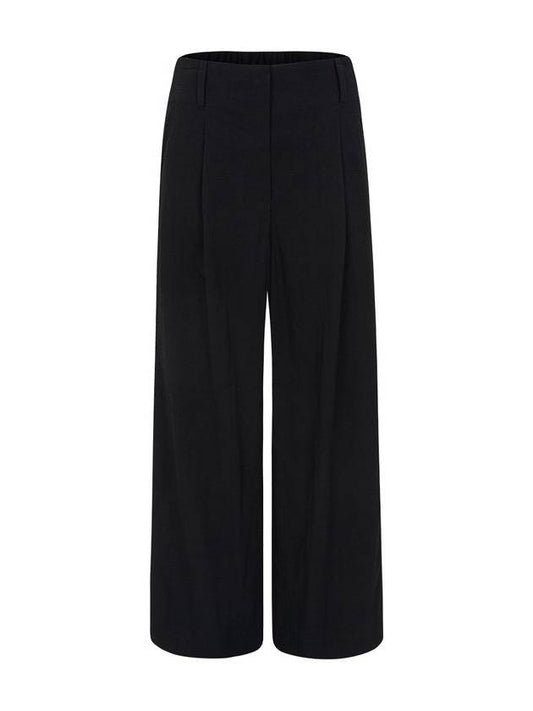 One Tuck Wide Pants Black 4 Colors - CALLAITE - BALAAN 1