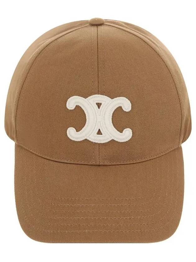 Triomphe Cotton Ball Cap Toffee - CELINE - BALAAN 2