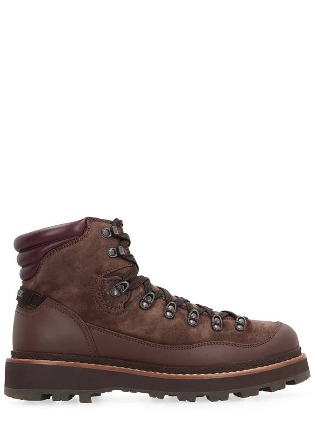 Peka Trek Suede Leather Hiking Walker Boots Brown - MONCLER - BALAAN 2