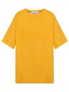 Men's Logo Short Sleeve T-Shirt Yellow - STONE ISLAND - BALAAN 2