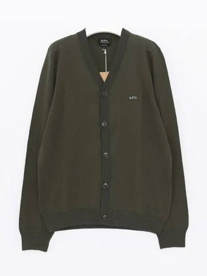 Cotton Curtis Cardigan Green - A.P.C. - BALAAN 2