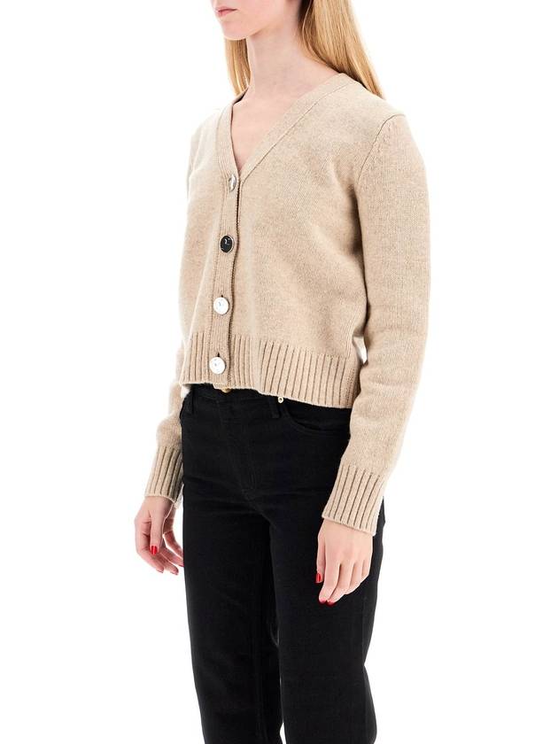 short wool cardigan for women - TORY BURCH - BALAAN 4