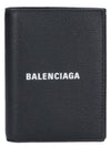 Cash Vertical Half Wallet Black - BALENCIAGA - BALAAN 1