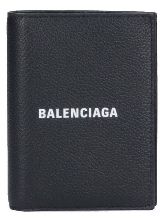 Cash Vertical Half Wallet Black - BALENCIAGA - BALAAN 1