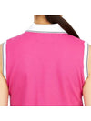 Golf Wear Sleeveless T-Shirt HHW 2A AP53 PINK - HORN GARMENT - BALAAN 7