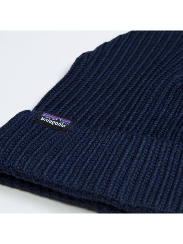 Fisherman Rolled Beanie Navy - PATAGONIA - BALAAN 5