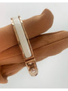 Mini Clic Kelly Bracelet Marronglace Rose Gold - HERMES - BALAAN 7