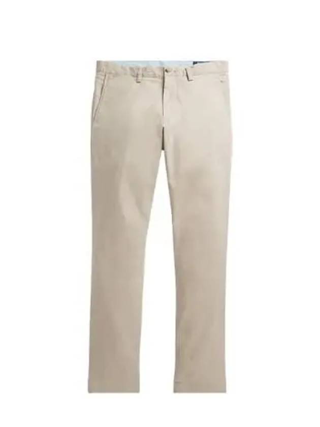 Logo Slim Fit Straight Pants Beige - POLO RALPH LAUREN - BALAAN 2