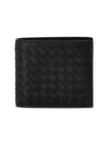 Intrecciato Half Wallet Black - BOTTEGA VENETA - BALAAN 5