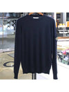 Light Wool Crewneck Knit Top Navy - STONE ISLAND - BALAAN 3