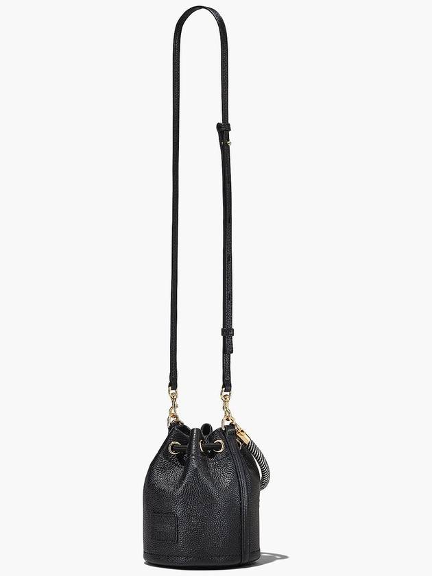 Micro Leather Mini Bucket Bag Black - MARC JACOBS - BALAAN 3