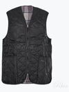 Quilted Waistcoat Zip In Liner Vest Black - BARBOUR - BALAAN 2